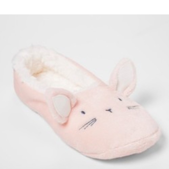 Women’s pull on bunny slipper socks - Picture 1 of 1